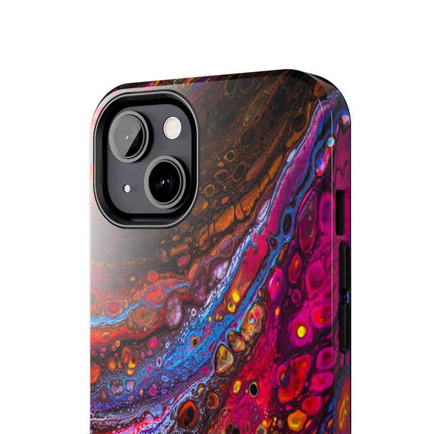 Abstract Design Tough Phone Case for iPhone in 21 different sizes. Compatible with iPhone 7, 8, X, 11, 12, 13, 14 and more.