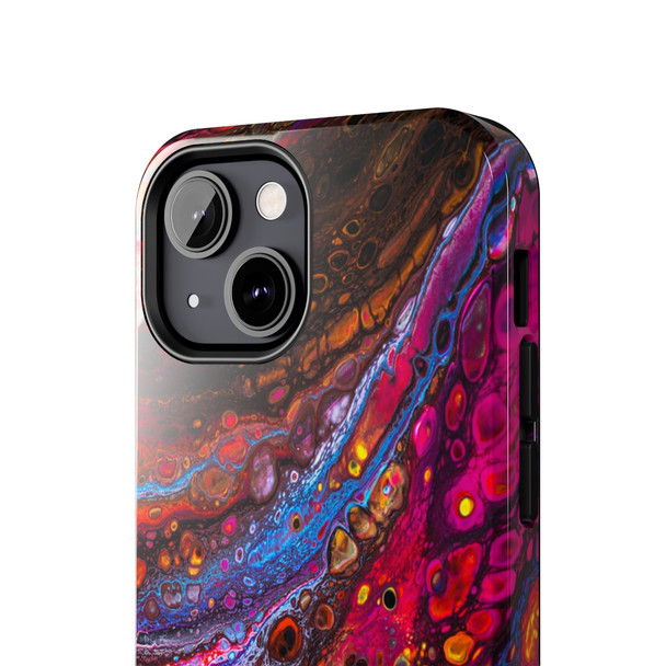 Abstract Design Tough Phone Case for iPhone in 21 different sizes. Compatible with iPhone 7, 8, X, 11, 12, 13, 14 and more.