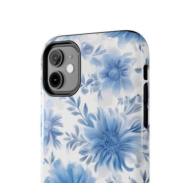 Chicory Blue Tough Phone Case for iPhone in 21 different sizes. Compatible with iPhone 7, 8, X, 11, 12, 13, 14 and more.