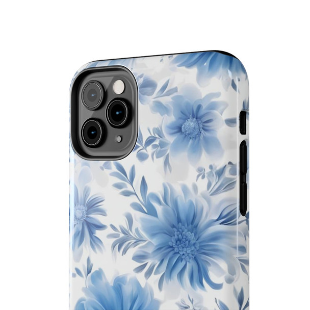 Chicory Blue Tough Phone Case for iPhone in 21 different sizes. Compatible with iPhone 7, 8, X, 11, 12, 13, 14 and more.