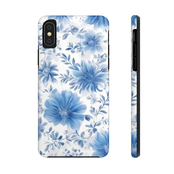 Chicory Blue Tough Phone Case for iPhone in 21 different sizes. Compatible with iPhone 7, 8, X, 11, 12, 13, 14 and more.