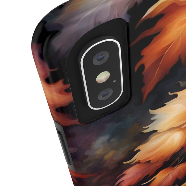 Fall Floral Tough Phone Case for iPhone in 21 different sizes. Compatible with iPhone 7, 8, X, 11, 12, 13, 14 and more.