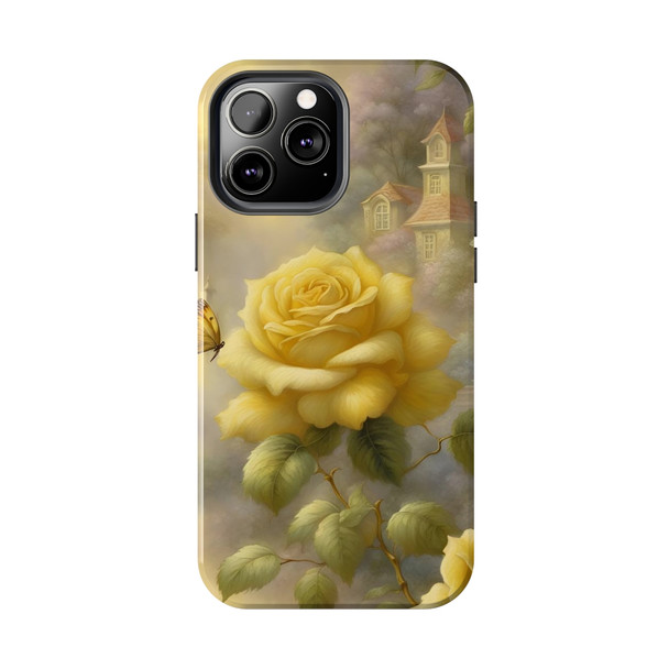 Heavenly Rose Tough Phone Case for iPhone in 21 different sizes. Compatible with iPhone 7, 8, X, 11, 12, 13, 14 and more.