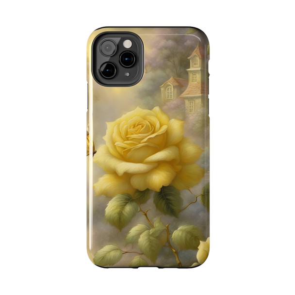 Heavenly Rose Tough Phone Case for iPhone in 21 different sizes. Compatible with iPhone 7, 8, X, 11, 12, 13, 14 and more.