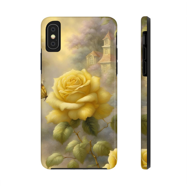 Heavenly Rose Tough Phone Case for iPhone in 21 different sizes. Compatible with iPhone 7, 8, X, 11, 12, 13, 14 and more.