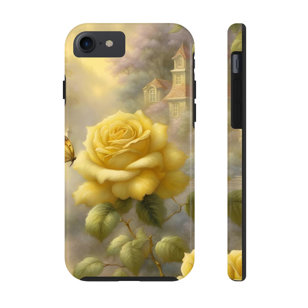 Heavenly Rose Tough Phone Case for iPhone in 21 different sizes. Compatible with iPhone 7, 8, X, 11, 12, 13, 14 and more.