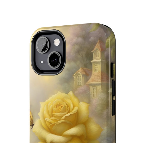 Heavenly Rose Tough Phone Case for iPhone in 21 different sizes. Compatible with iPhone 7, 8, X, 11, 12, 13, 14 and more.