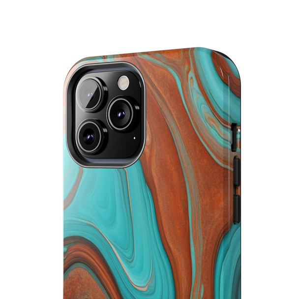 Southwest Swirls Tough Phone Case for iPhone in 21 different sizes. Compatible with iPhone 7, 8, X, 11, 12, 13, 14 and more.