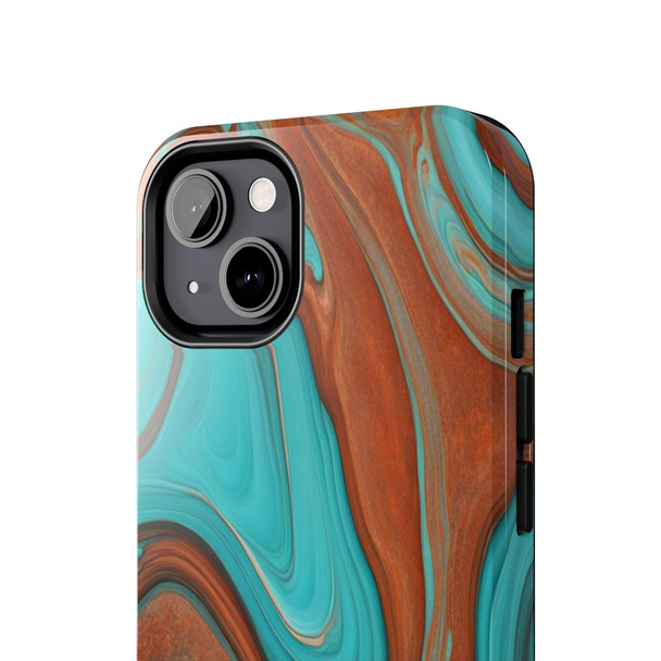 Southwest Swirls Tough Phone Case for iPhone in 21 different sizes. Compatible with iPhone 7, 8, X, 11, 12, 13, 14 and more.