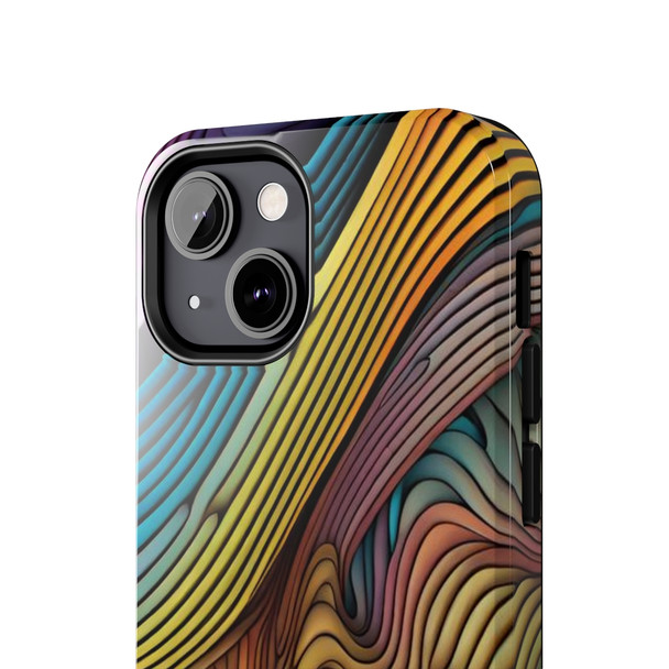Abstract Swirl Tough Phone Case for iPhone in 21 different sizes. Compatible with iPhone 7, 8, X, 11, 12, 13, 14 and more.