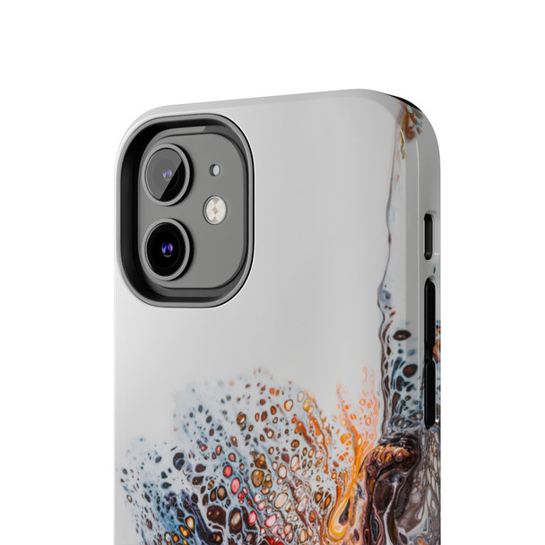 Abstract Swirls Tough Phone Case for iPhone in 21 different sizes. Compatible with iPhone 7, 8, X, 11, 12, 13, 14 and more.