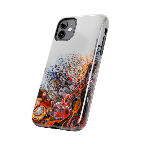 Abstract Swirls Tough Phone Case for iPhone in 21 different sizes. Compatible with iPhone 7, 8, X, 11, 12, 13, 14 and more.