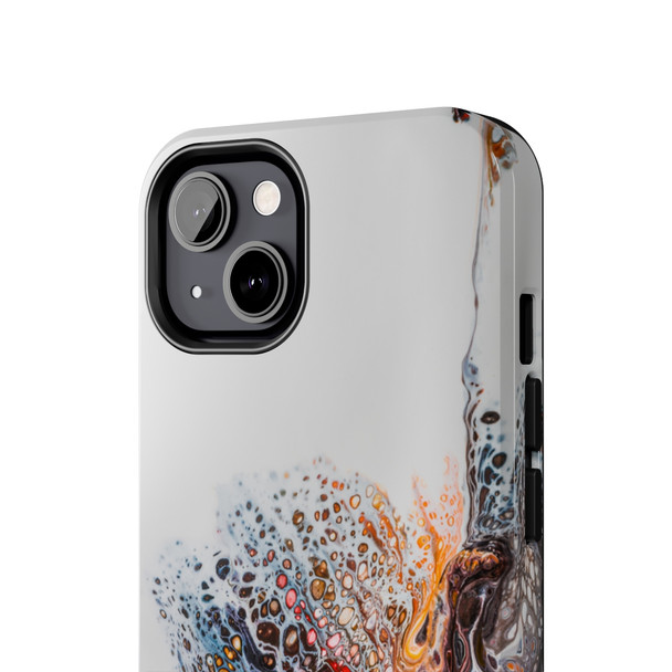 Abstract Swirls Tough Phone Case for iPhone in 21 different sizes. Compatible with iPhone 7, 8, X, 11, 12, 13, 14 and more.