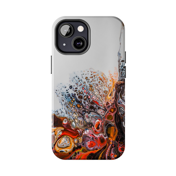 Abstract Swirls Tough Phone Case for iPhone in 21 different sizes. Compatible with iPhone 7, 8, X, 11, 12, 13, 14 and more.