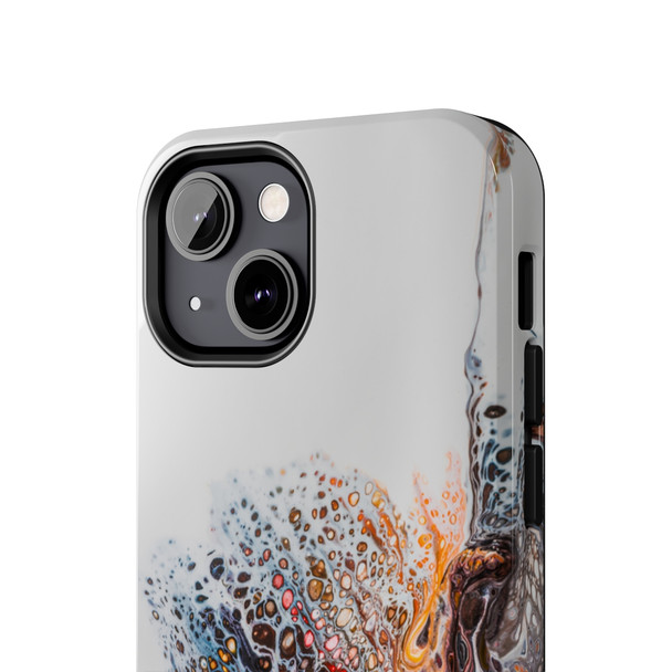 Abstract Swirls Tough Phone Case for iPhone in 21 different sizes. Compatible with iPhone 7, 8, X, 11, 12, 13, 14 and more.