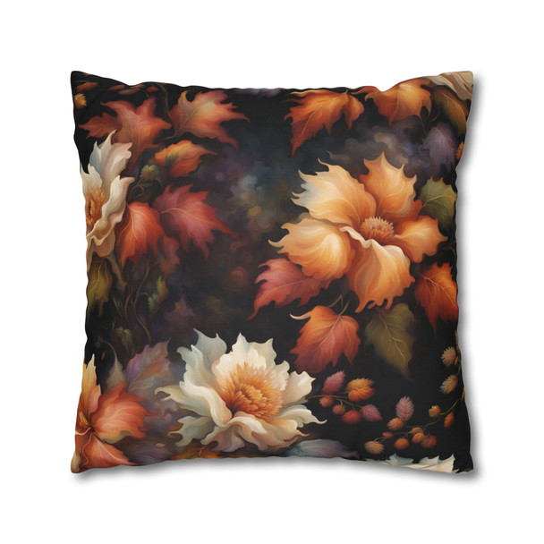 Pillow Case in "Fall Splendor" Beautiful Rich Color Pillow Cover Case Zippered Closure Polyester double sided design