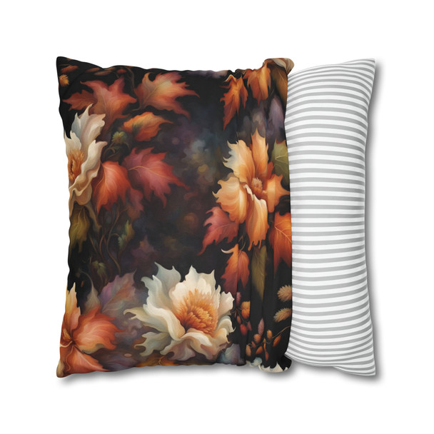 Pillow Case in "Fall Splendor" Beautiful Rich Color Pillow Cover Case Zippered Closure Polyester double sided design