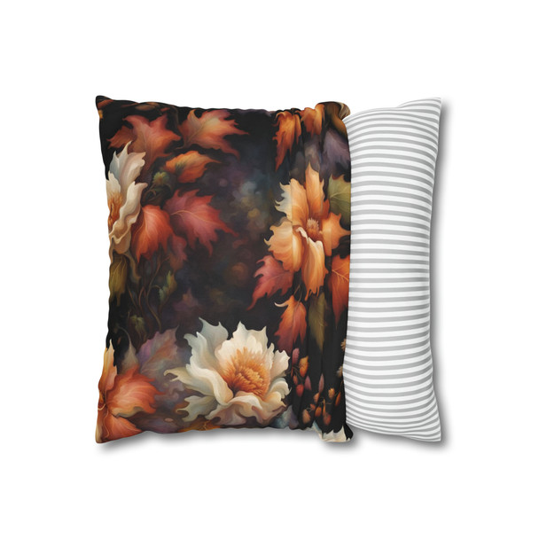 Pillow Case in "Fall Splendor" Beautiful Rich Color Pillow Cover Case Zippered Closure Polyester double sided design