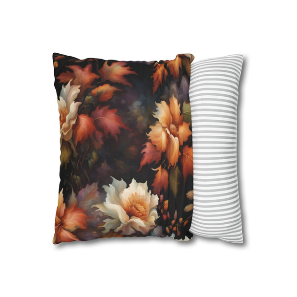 Pillow Case in "Fall Splendor" Beautiful Rich Color Pillow Cover Case Zippered Closure Polyester double sided design