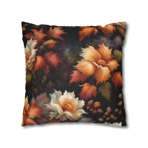 Pillow Case in "Fall Splendor" Beautiful Rich Color Pillow Cover Case Zippered Closure Polyester double sided design