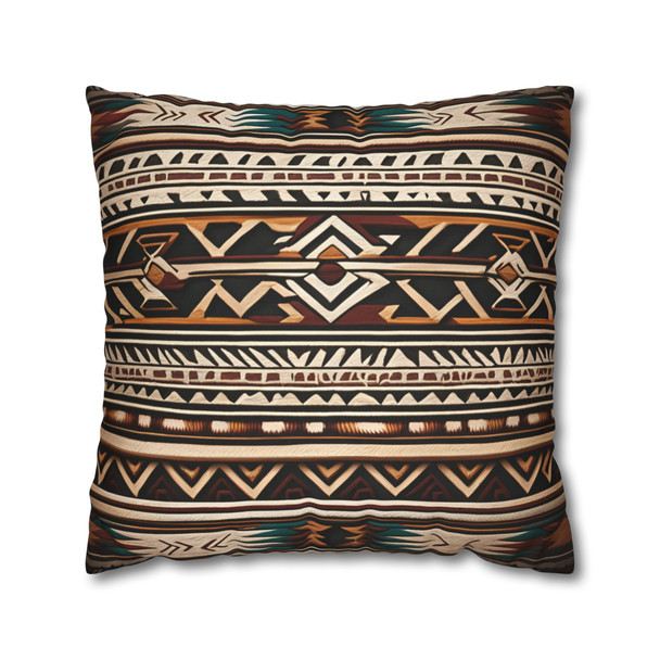 Pillow Case Southwest Pattern Spun Polyester Square Throw Pillow Cover Aztec Inspired couch sofa bed living room decorative hidden zipper
