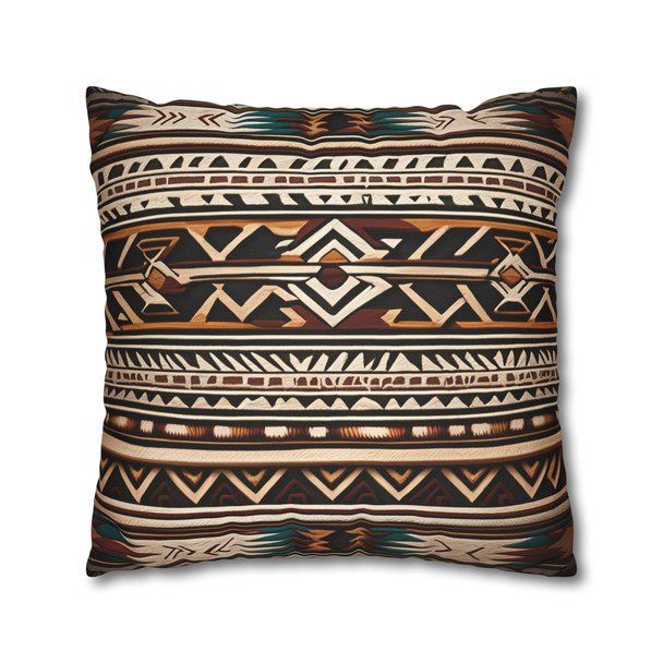 Pillow Case Southwest Pattern Spun Polyester Square Throw Pillow Cover Aztec Inspired couch sofa bed living room decorative hidden zipper