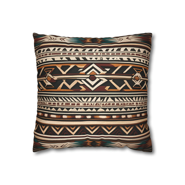 Pillow Case Southwest Pattern Spun Polyester Square Throw Pillow Cover Aztec Inspired couch sofa bed living room decorative hidden zipper