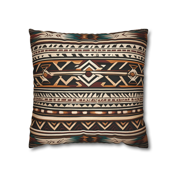 Pillow Case Southwest Pattern Spun Polyester Square Throw Pillow Cover Aztec Inspired couch sofa bed living room decorative hidden zipper