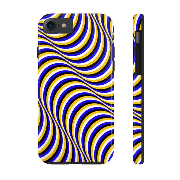 Optical Illusion Tough Phone Case for iPhone in 21 different sizes. Compatible with iPhone 7, 8, X, 11, 12, 13, 14 and more.