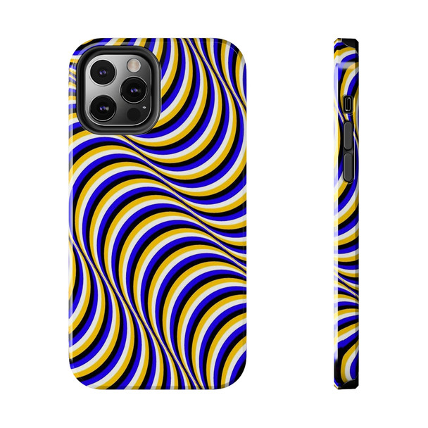 Optical Illusion Tough Phone Case for iPhone in 21 different sizes. Compatible with iPhone 7, 8, X, 11, 12, 13, 14 and more.