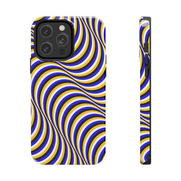 Optical Illusion Tough Phone Case for iPhone in 21 different sizes. Compatible with iPhone 7, 8, X, 11, 12, 13, 14 and more.