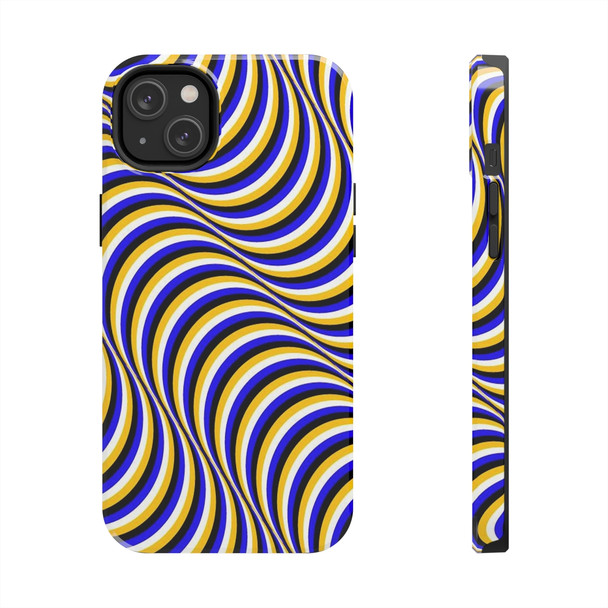 Optical Illusion Tough Phone Case for iPhone in 21 different sizes. Compatible with iPhone 7, 8, X, 11, 12, 13, 14 and more.
