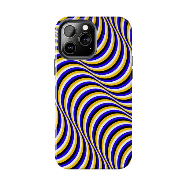 Optical Illusion Tough Phone Case for iPhone in 21 different sizes. Compatible with iPhone 7, 8, X, 11, 12, 13, 14 and more.
