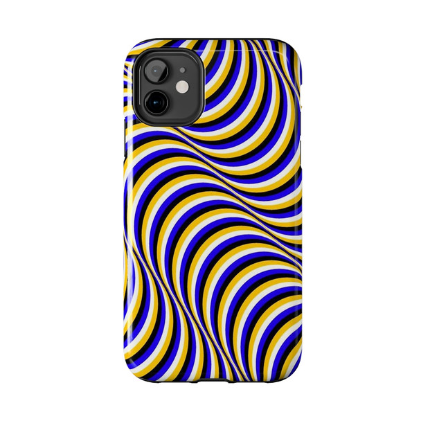 Optical Illusion Tough Phone Case for iPhone in 21 different sizes. Compatible with iPhone 7, 8, X, 11, 12, 13, 14 and more.