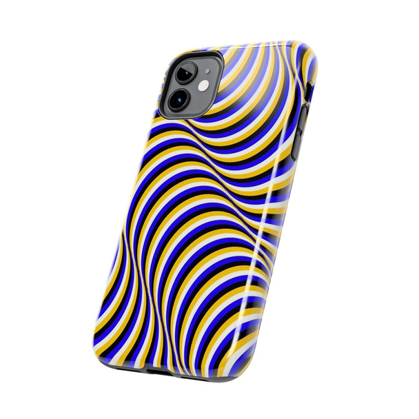 Optical Illusion Tough Phone Case for iPhone in 21 different sizes. Compatible with iPhone 7, 8, X, 11, 12, 13, 14 and more.