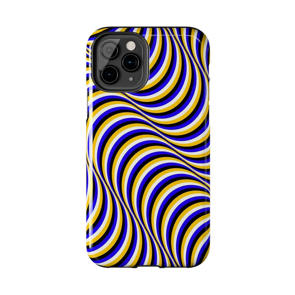 Optical Illusion Tough Phone Case for iPhone in 21 different sizes. Compatible with iPhone 7, 8, X, 11, 12, 13, 14 and more.