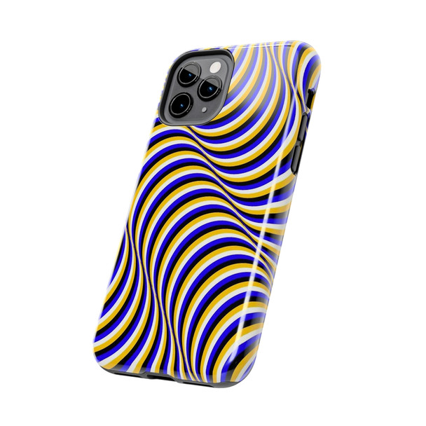 Optical Illusion Tough Phone Case for iPhone in 21 different sizes. Compatible with iPhone 7, 8, X, 11, 12, 13, 14 and more.