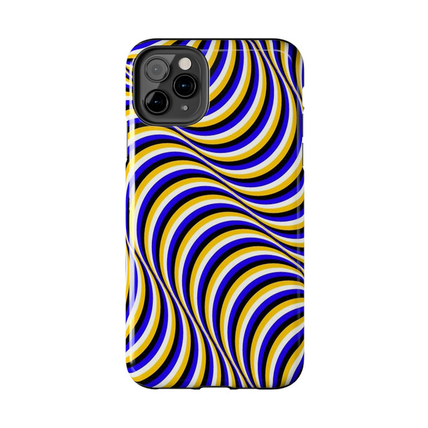 Optical Illusion Tough Phone Case for iPhone in 21 different sizes. Compatible with iPhone 7, 8, X, 11, 12, 13, 14 and more.