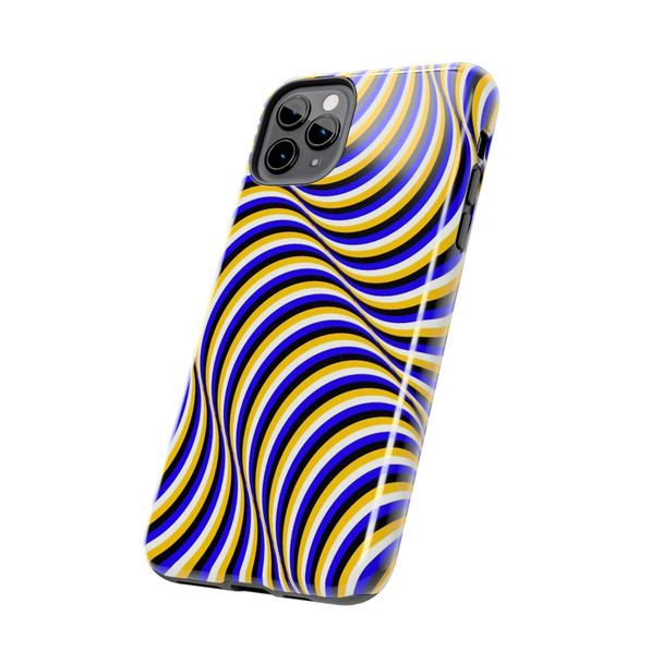 Optical Illusion Tough Phone Case for iPhone in 21 different sizes. Compatible with iPhone 7, 8, X, 11, 12, 13, 14 and more.