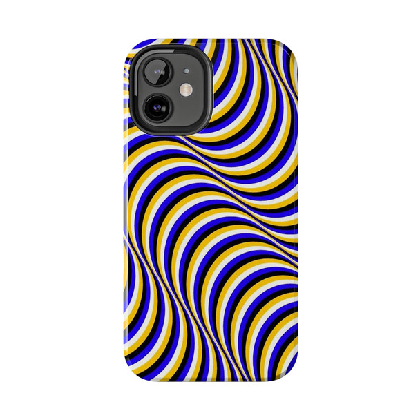 Optical Illusion Tough Phone Case for iPhone in 21 different sizes. Compatible with iPhone 7, 8, X, 11, 12, 13, 14 and more.