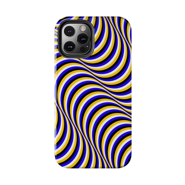 Optical Illusion Tough Phone Case for iPhone in 21 different sizes. Compatible with iPhone 7, 8, X, 11, 12, 13, 14 and more.