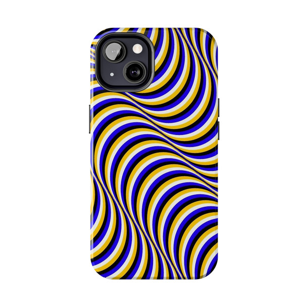 Optical Illusion Tough Phone Case for iPhone in 21 different sizes. Compatible with iPhone 7, 8, X, 11, 12, 13, 14 and more.