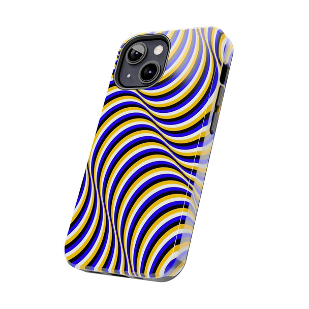 Optical Illusion Tough Phone Case for iPhone in 21 different sizes. Compatible with iPhone 7, 8, X, 11, 12, 13, 14 and more.