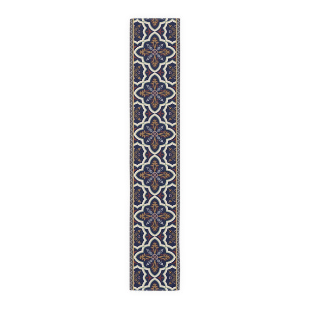 Old World Style Pattern Table Runner (Cotton, Poly)