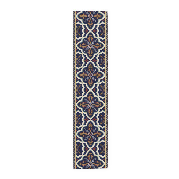 Old World Style Pattern Table Runner (Cotton, Poly)