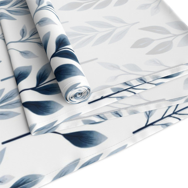 Branches in Blue Pattern Table Runner (Cotton, Poly)