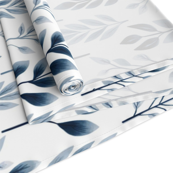 Branches in Blue Pattern Table Runner (Cotton, Poly)