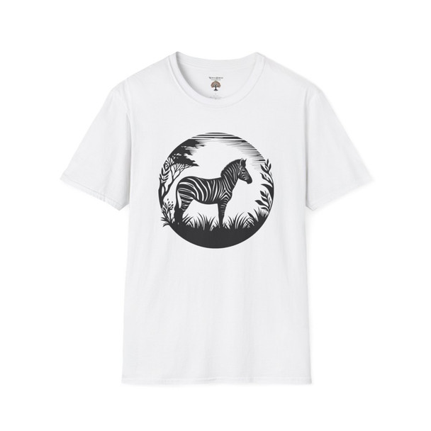 Zebra Savanna T Shirt| Unisex Softstyle T-Shirt| Super Soft Shirt| Animal Lovers | African Animals