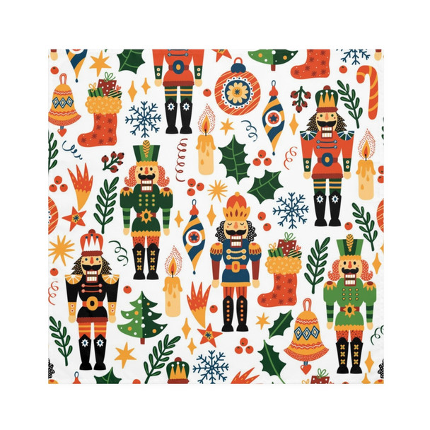 Nutcracker Christmas Style Pattern Design Napkin Set