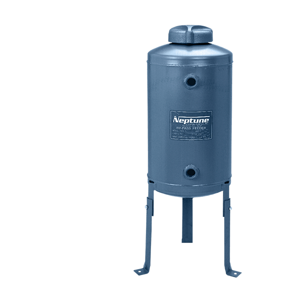 Neptune DBF-5HP Vertical Style Bypass Feeder - Dish Bottom Out